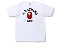 BAPE Color Camo College Tee (FW22) White Red