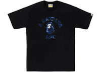 BAPE Color Camo College Tee (FW25) Black Navy