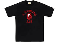 BAPE Color Camo College Tee (FW25) Black Red