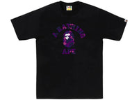 BAPE Color Camo College Tee (FW25) Black x Purple