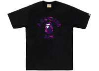 BAPE Color Camo College Tee (FW25) Black x Purple
