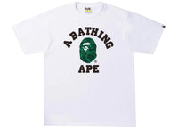 BAPE Color Camo College T-Shirt (FS22) Weiß/Grün