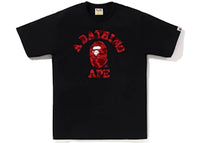 BAPE Color Camo College Tee (SS23) Black Red