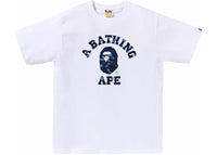 BAPE Color Camo College Tee (SS24) White/Navy