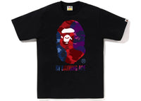 BAPE Color Camo Crazy By Bathing Ape Tee Black