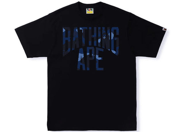 BAPE Color Camo NYC Logo Tee (SS22) Black Navy