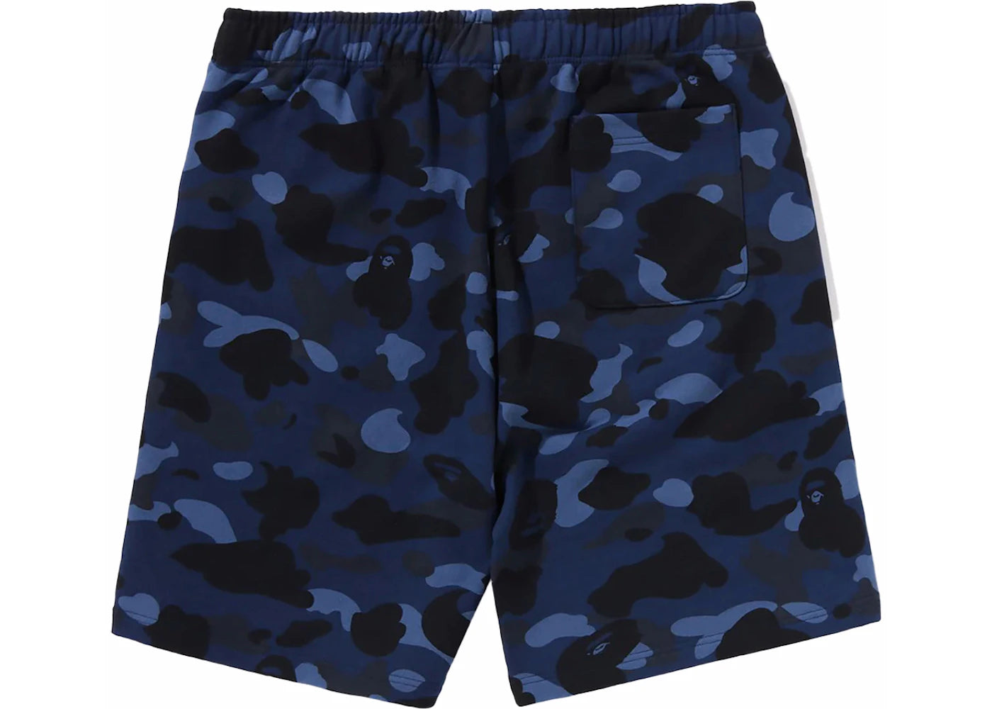 BAPE Color Camo Shark Sweat Shorts (SS24) Navy - vue secondaire A