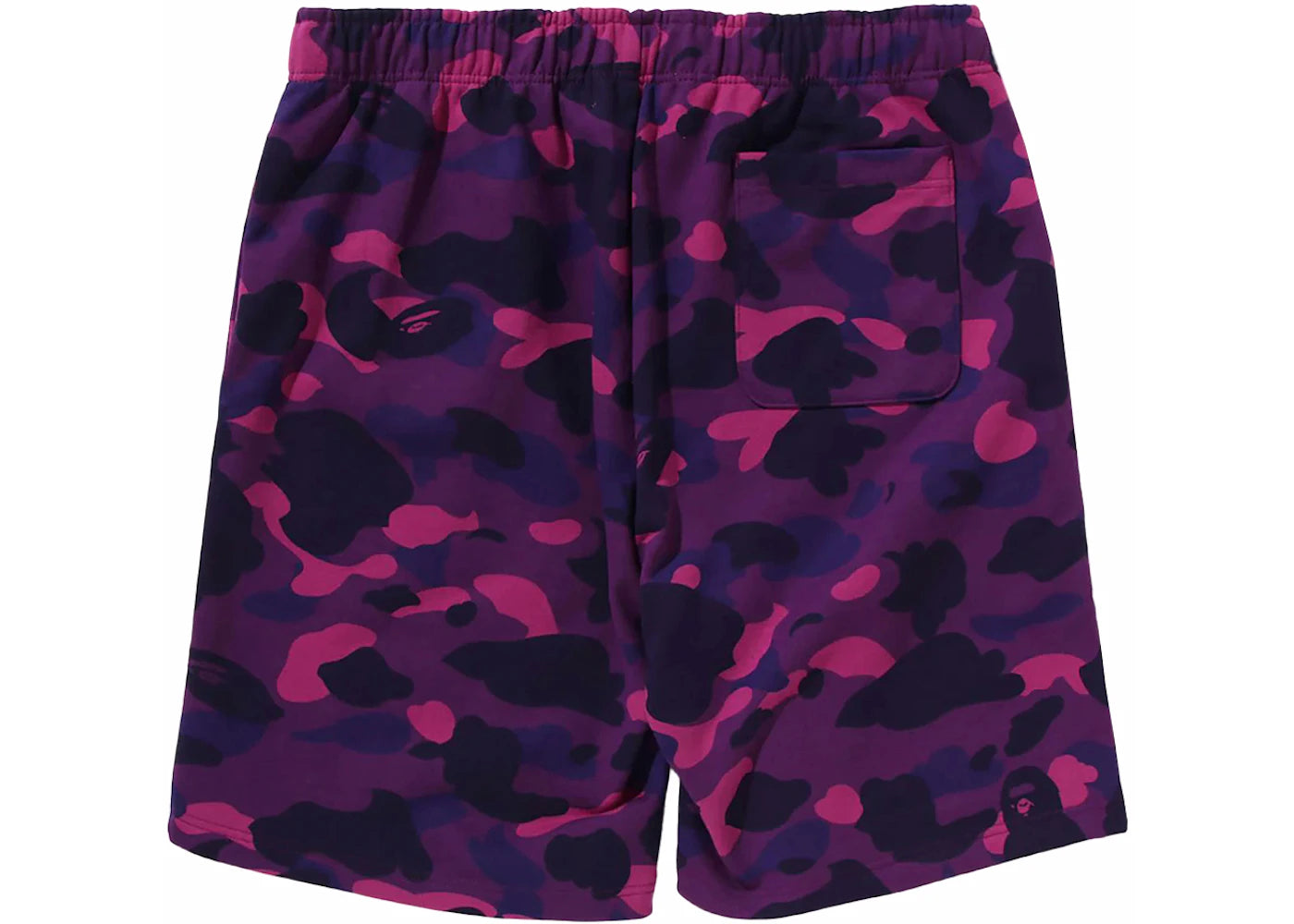 BAPE Color Camo Shark Sweat Shorts (SS24) Purple - vue secondaire B