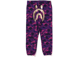 BAPE Color Camo Shark Sweatpant Purple