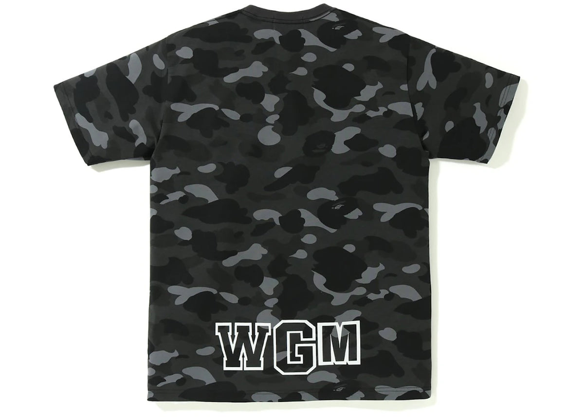 BAPE Color Camo Shark Tee Black - vue secondaire B