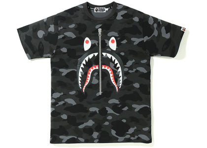 BAPE Color Camo Shark Tee Black - product view 2