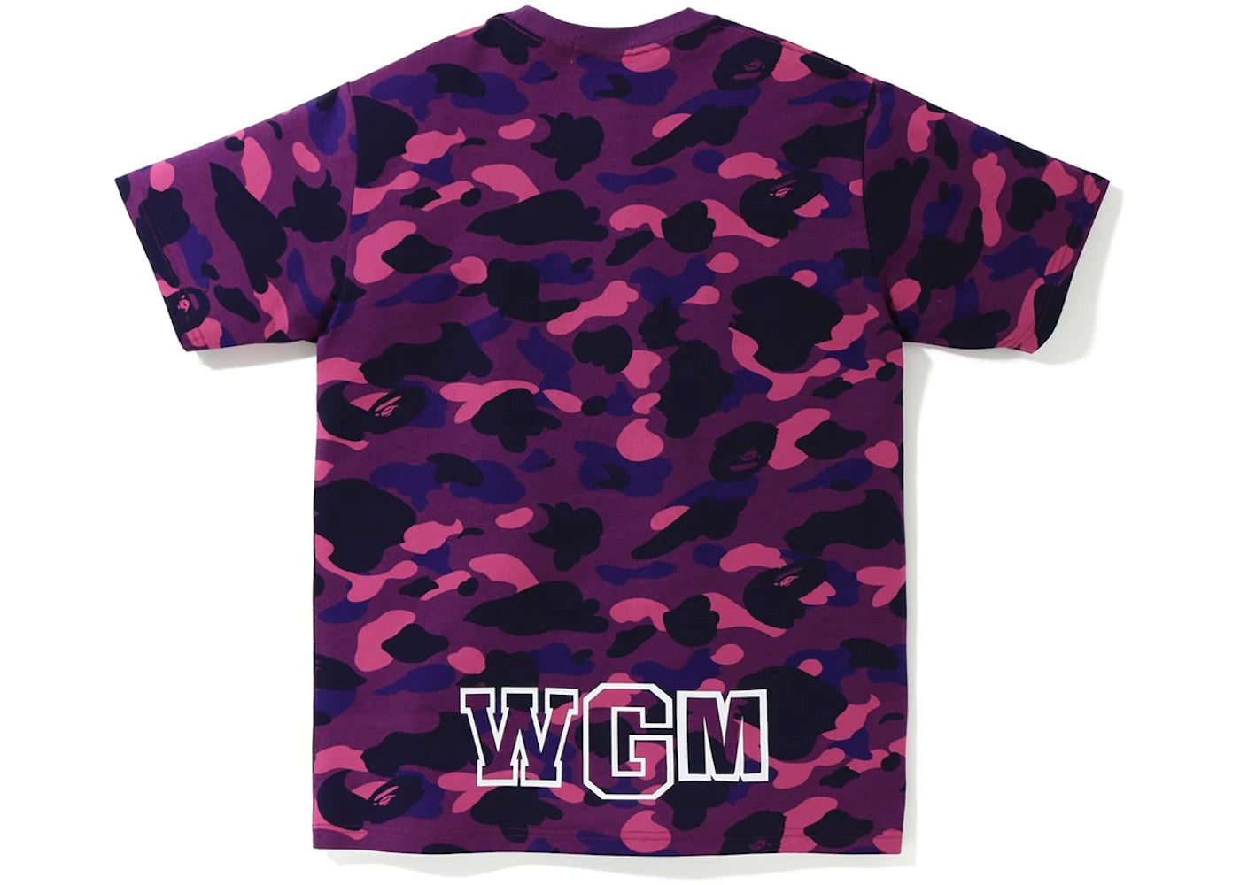 BAPE Color Camo Shark Tee Purple - vue secondaire A