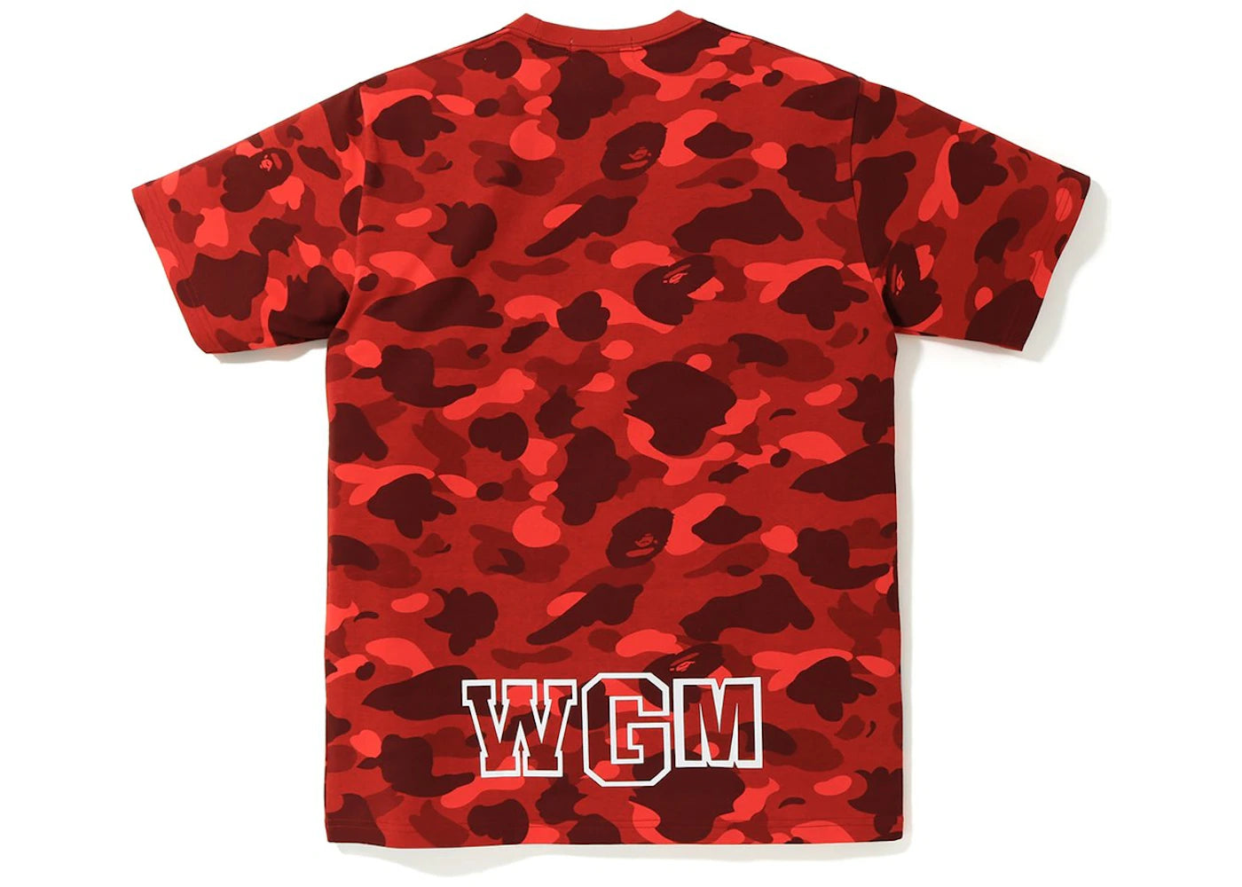 BAPE Color Camo Shark Tee Red - vue secondaire B