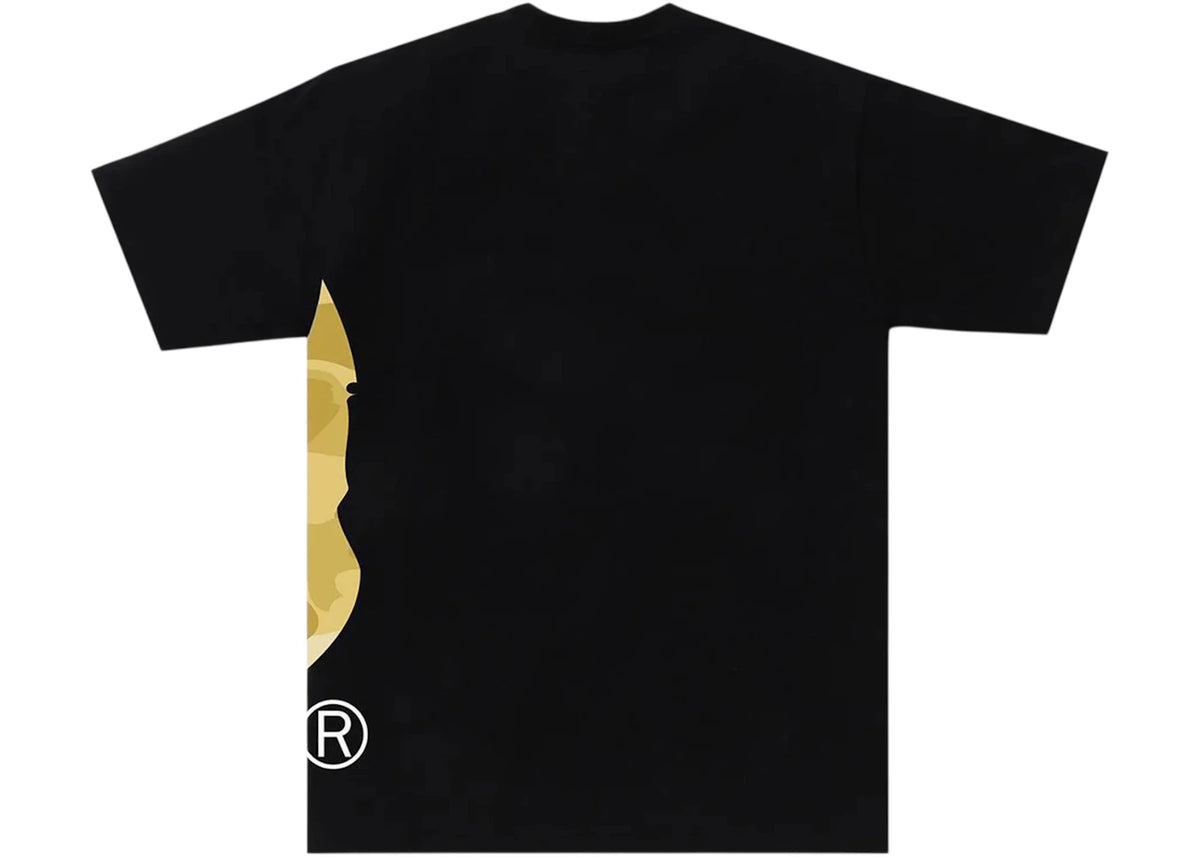BAPE Color Camo Side Big Ape Head Tee (FW25) Black/Yellow - vue secondaire B