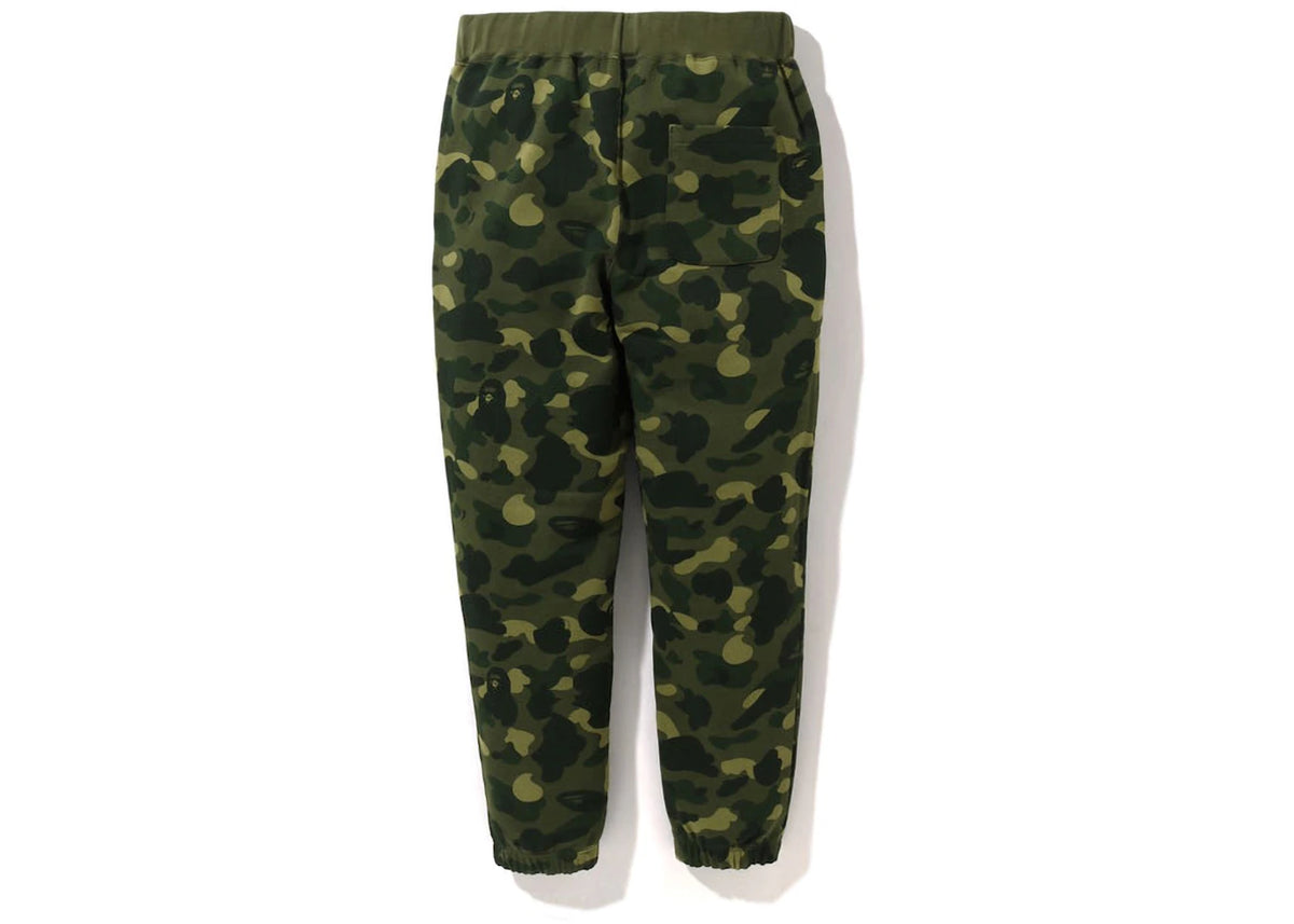 BAPE Color Camo Sweat Pants (FW22) Green - vue secondaire A