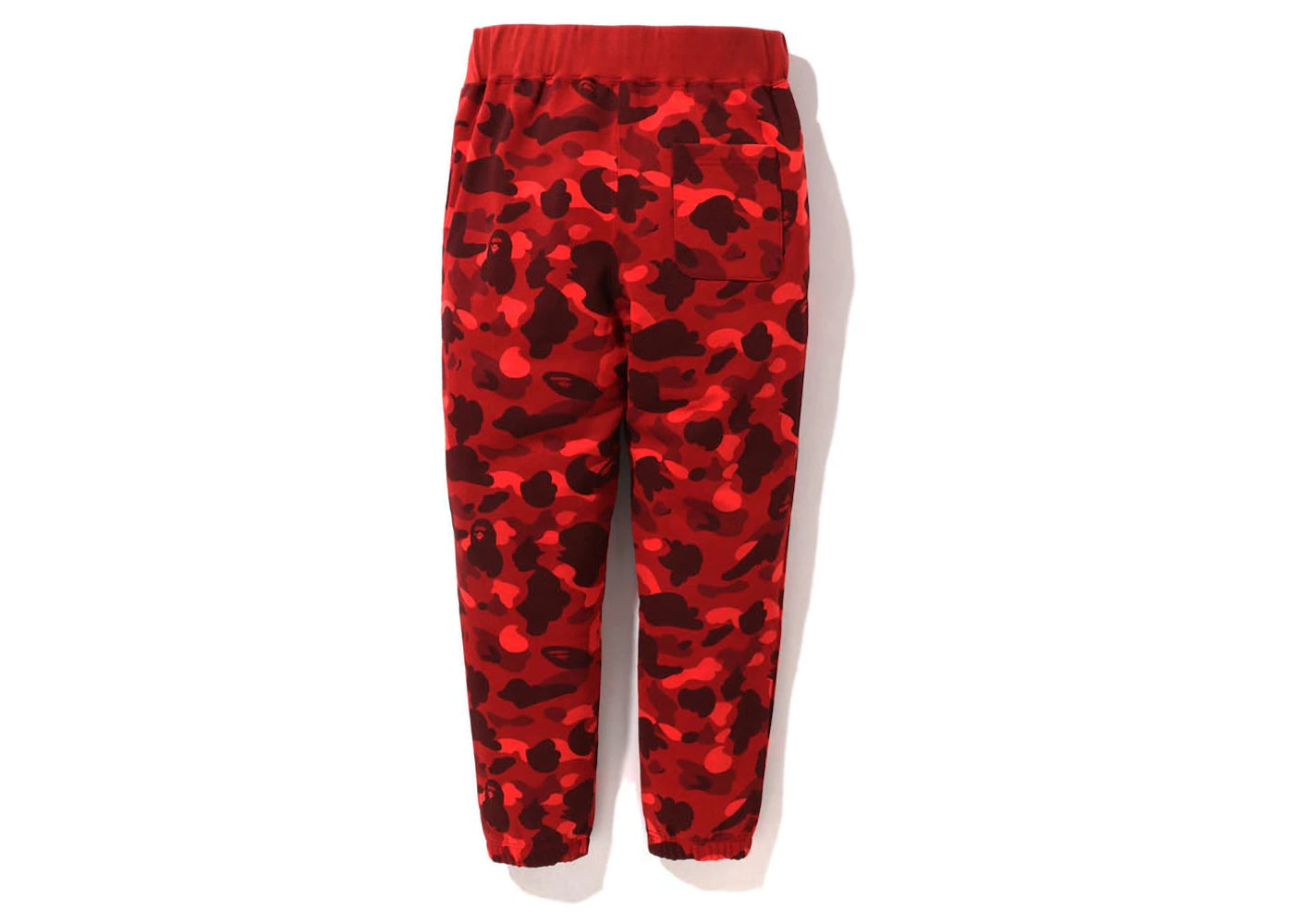 BAPE Color Camo Sweat Pants (FW22) Red - vue secondaire B