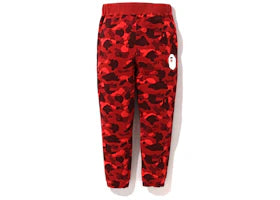BAPE Color Camo Sweat Pants (FW22) Red