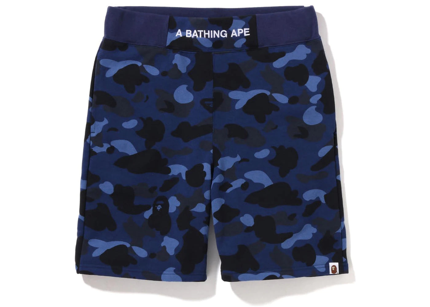 BAPE Color Camo Sweat Shorts (SS22) Navy - vue secondaire A