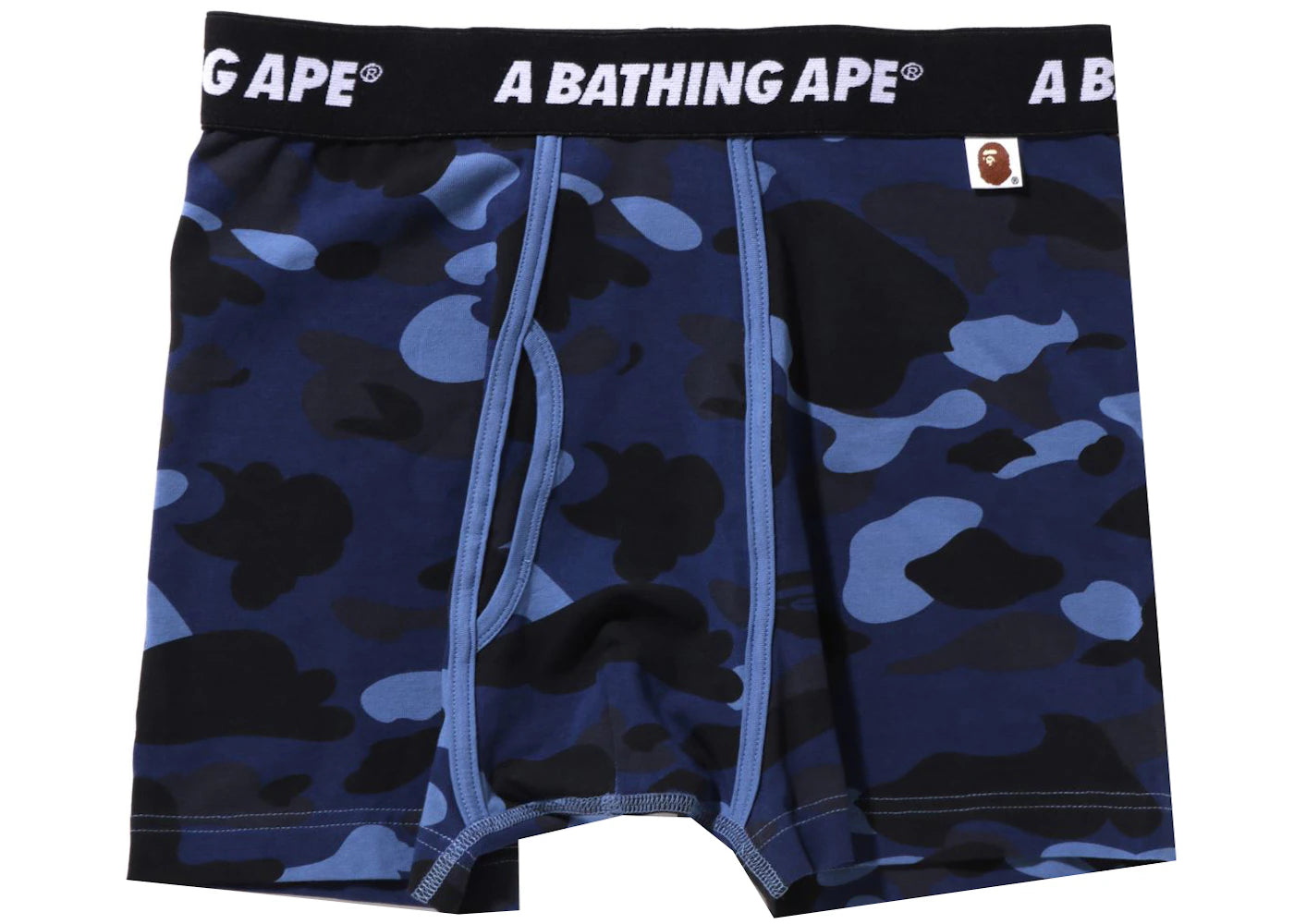 BAPE Color Camo Trunks Navy - vue secondaire A