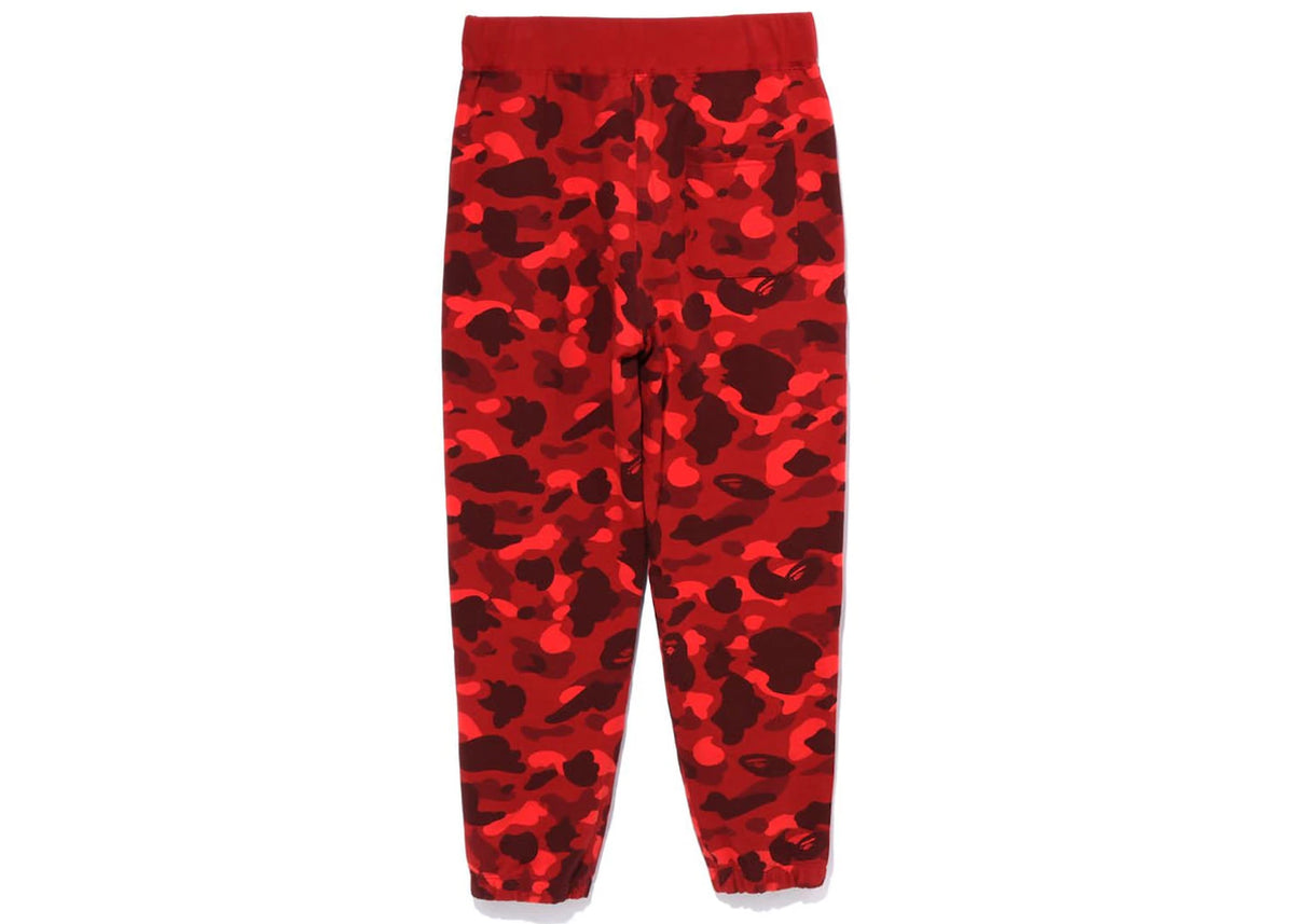 BAPE Color Camo Wide Fit Sweat Pants Red - vue secondaire B