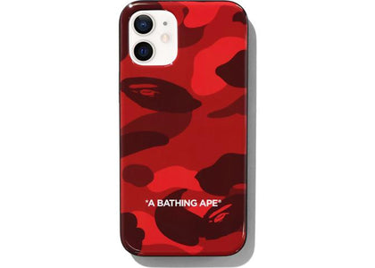 BAPE Color Camo iPhone 12 Mini Case Red - product view 2
