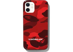 BAPE Color Camo iPhone 12 Mini Case Red - vue 360