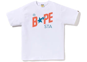 BAPE Colors Bape Sta Logo Tee (SS23) White - vue 360