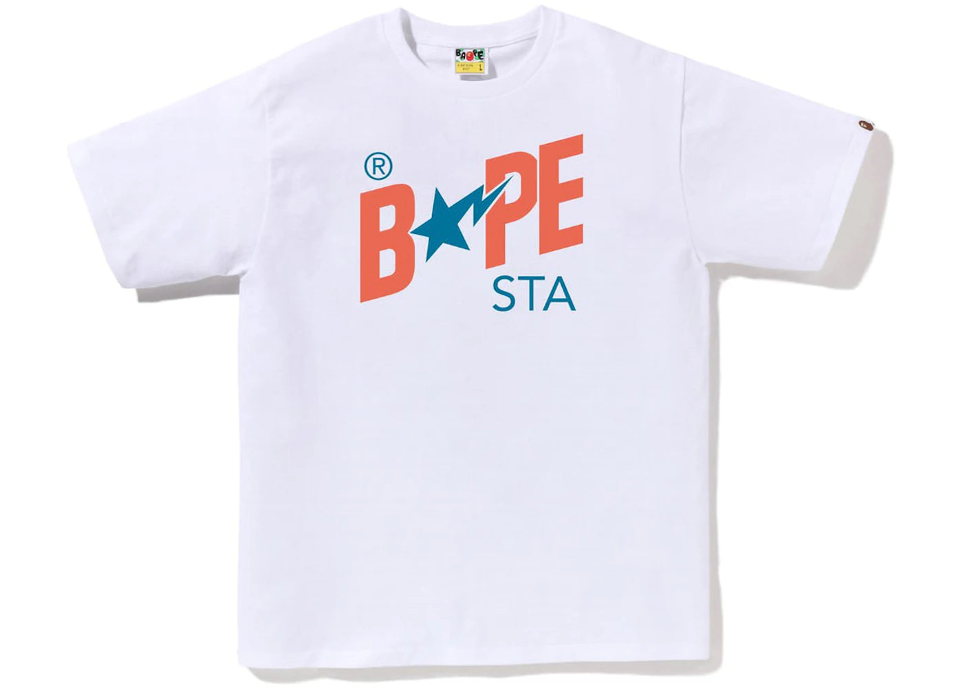 BAPE Colors Bape Sta Logo Tee (SS23) White - vue secondaire A