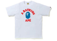 BAPE Colors College T-Shirt White/Blue