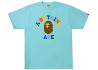 BAPE Colors College Tee (SS22) Sax