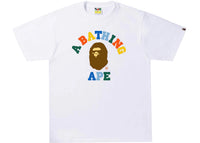 BAPE Colors College T-Shirt (SS22) Weiß