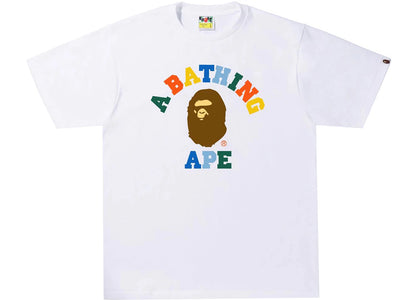 BAPE Colors College T-Shirt (SS22) Weiß