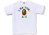 BAPE Colors College T-Shirt (FS23) Weiß