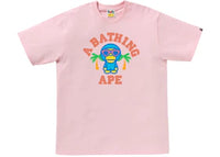 BAPE Colors Milo College Summer Tee (SS25) Pink