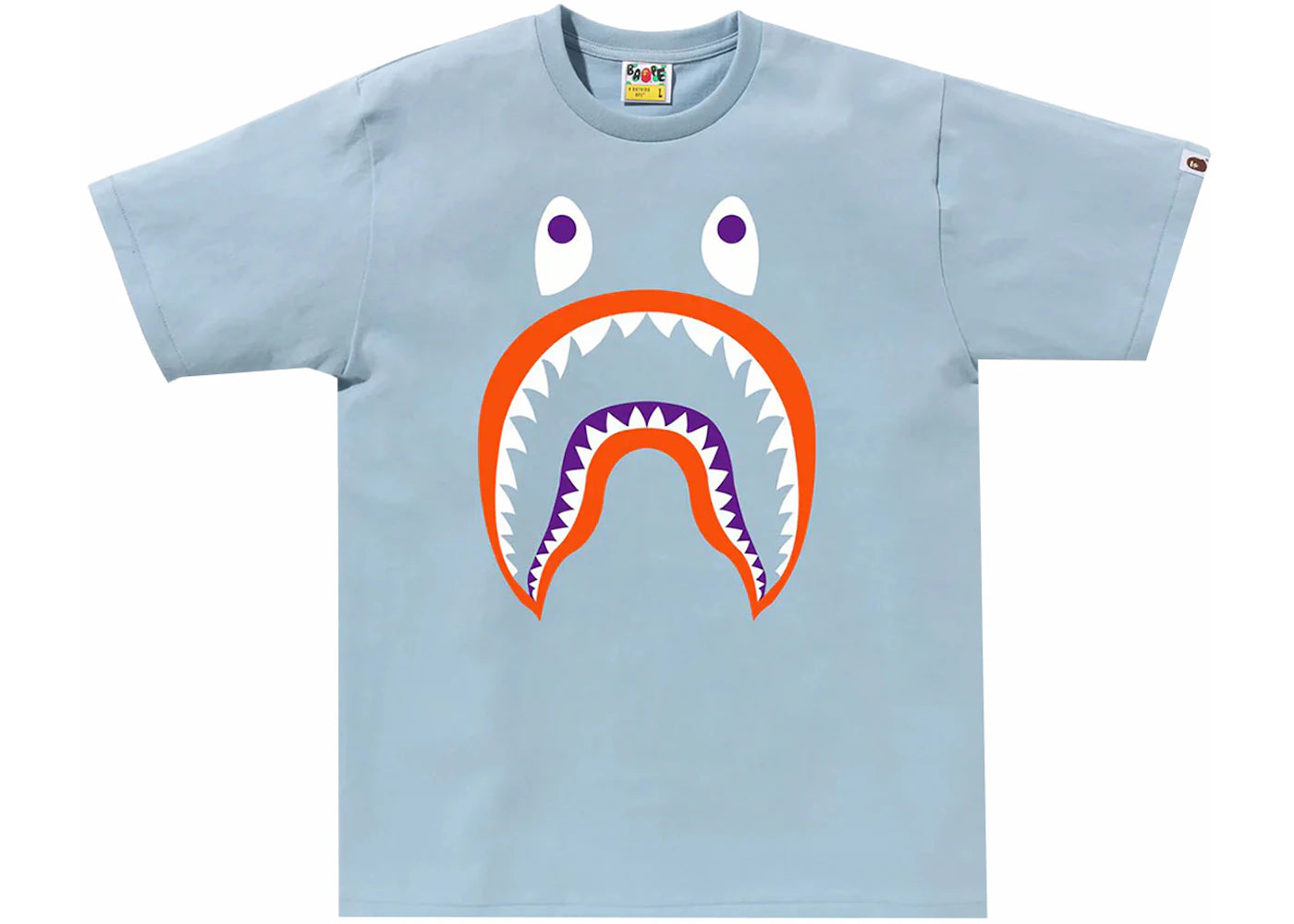BAPE Colors Shark PONR Tee Sax - vue secondaire A