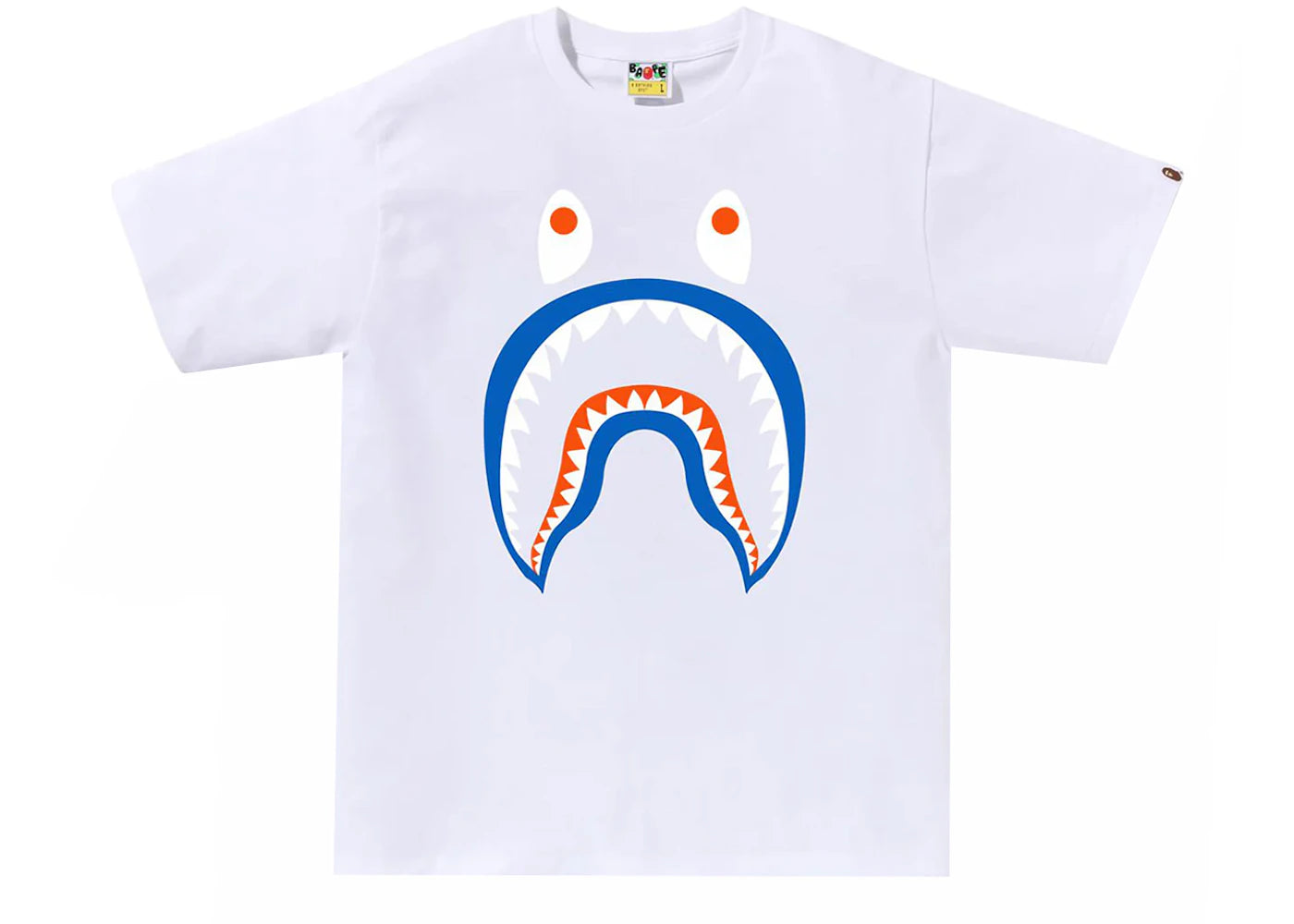 BAPE Colors Shark PONR Tee White - vue secondaire A