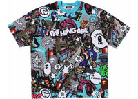 BAPE Comic Art Relaxed Fit Tee Multicolor