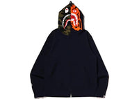 BAPE Crazy Face Full Zip Hoodie Navy