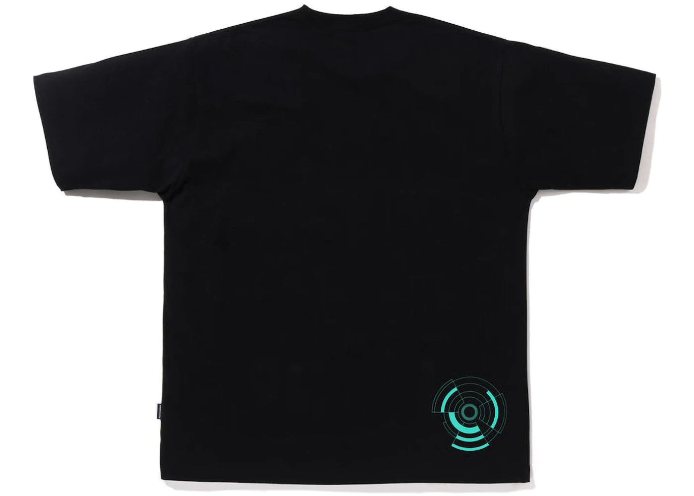 BAPE Cyber Bathing Ape Relaxed Fit Tee Black - vue secondaire A