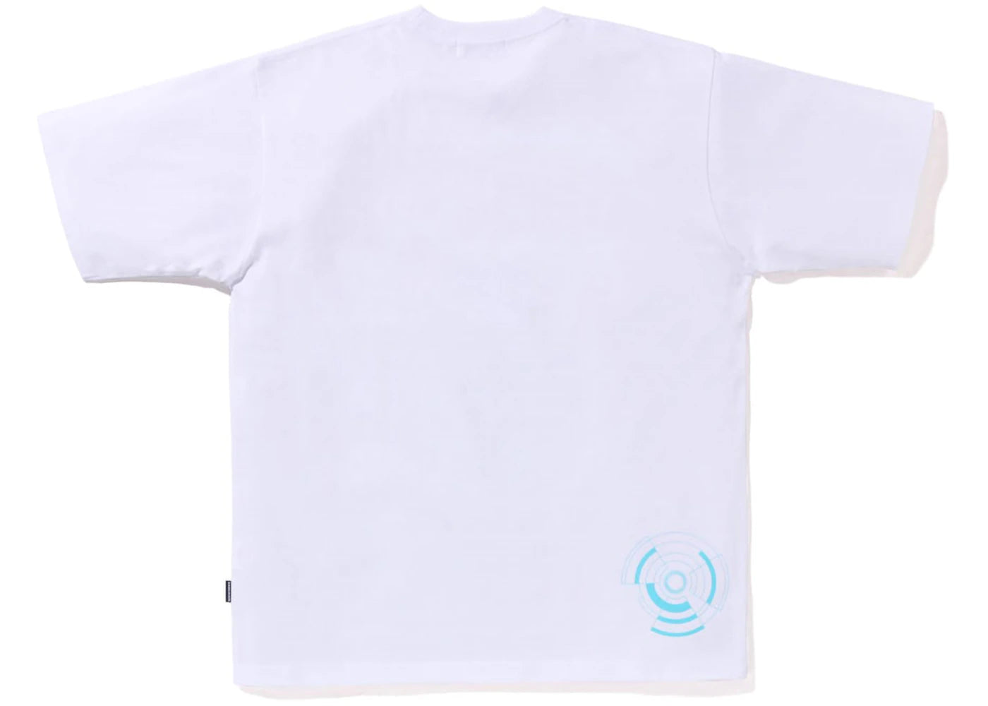 BAPE Cyber Bathing Ape Relaxed Fit Tee White - vue secondaire B