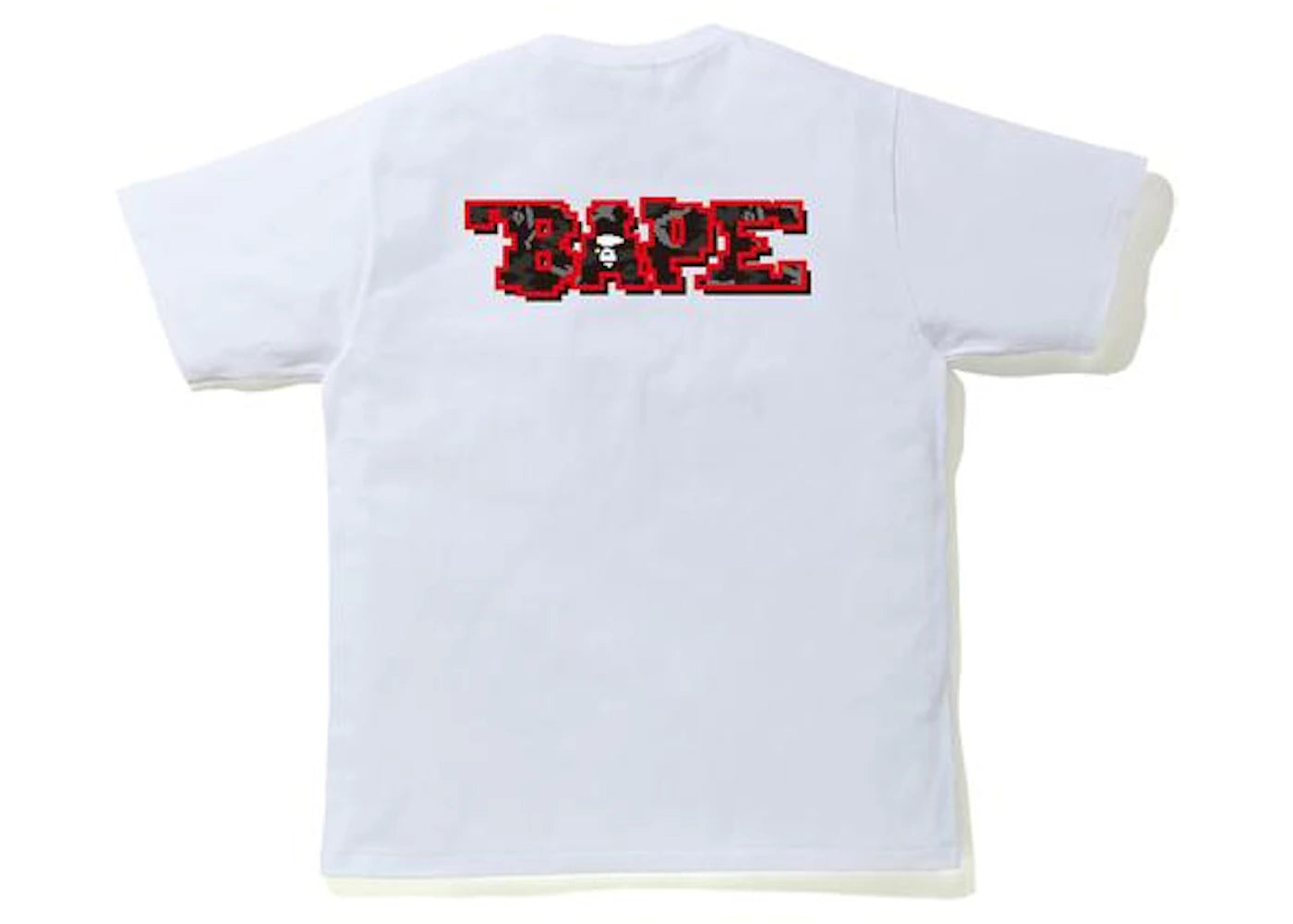 BAPE Digital Camo Tee White/Black - vue secondaire B