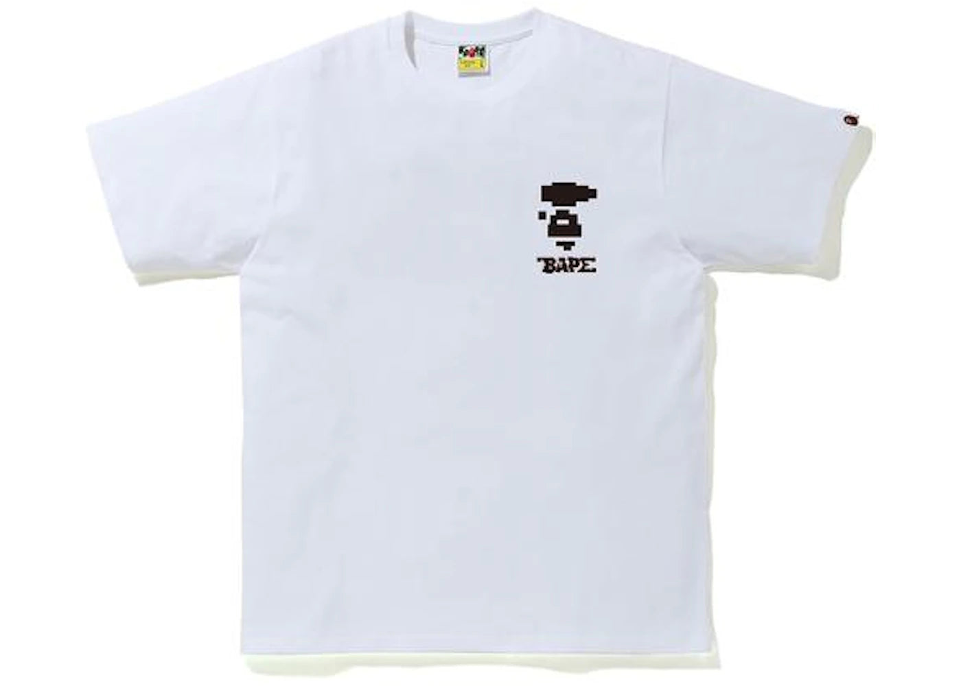 BAPE Digital Camo Tee White/Black - vue secondaire A