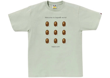 BAPE Dot Com Tee Green - product view 2