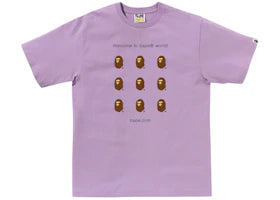 BAPE Dot Com Tee Purple
