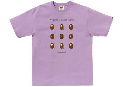 BAPE Dot Com Tee Purple - product view 2