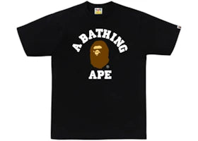 BAPE Essential College T-shirt (FW26) Black - vue 360