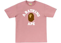 BAPE Essential College T-shirt (FW26) Pink