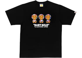 BAPE EU Camo Baby Milo Tee (FW25) Black