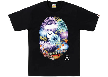 BAPE Firework Ape Head Photo Tee Black - product view 2