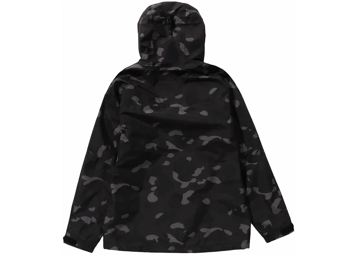 BAPE GORE-TEX Color Camo Shell Jacket Black - vue secondaire B